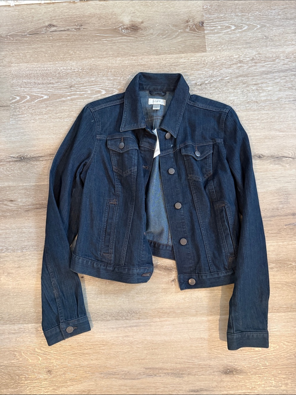 LOFT Dark Blue Jean Jacket